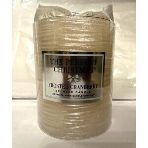 The Perfect Christmas Candle Frosted Cranberry Scented 4” Burns 70 Hours SEALED